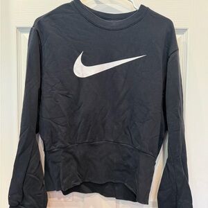 Nike Dark Sweatshirt with White Logo